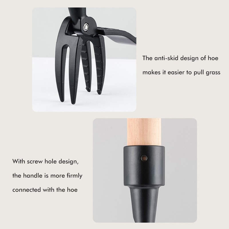Stand Up Weed Puller Tool Rustproof Weed Remover Tool Hand