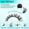 Lash Clusters Eyelashes Cluster Individual Wispy Lashes Thin Band for
