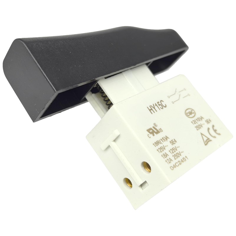 2-Pack HY15C SPST Push Button Switch - 12A 250V /