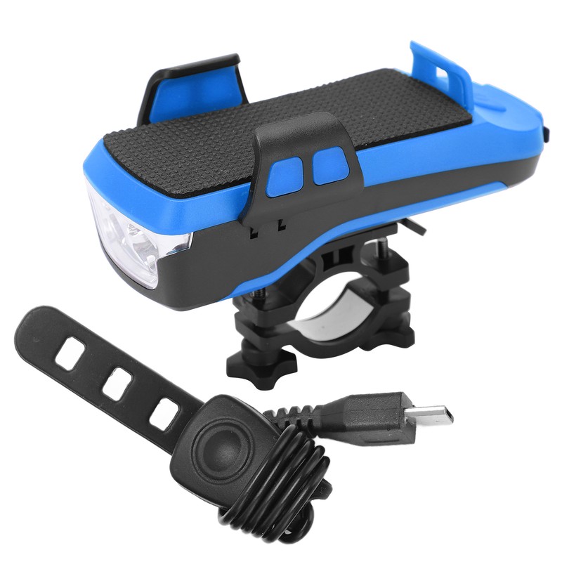 Bike Headlight Multifunction USB Charging Convenient Portable Bicycle Warning Light