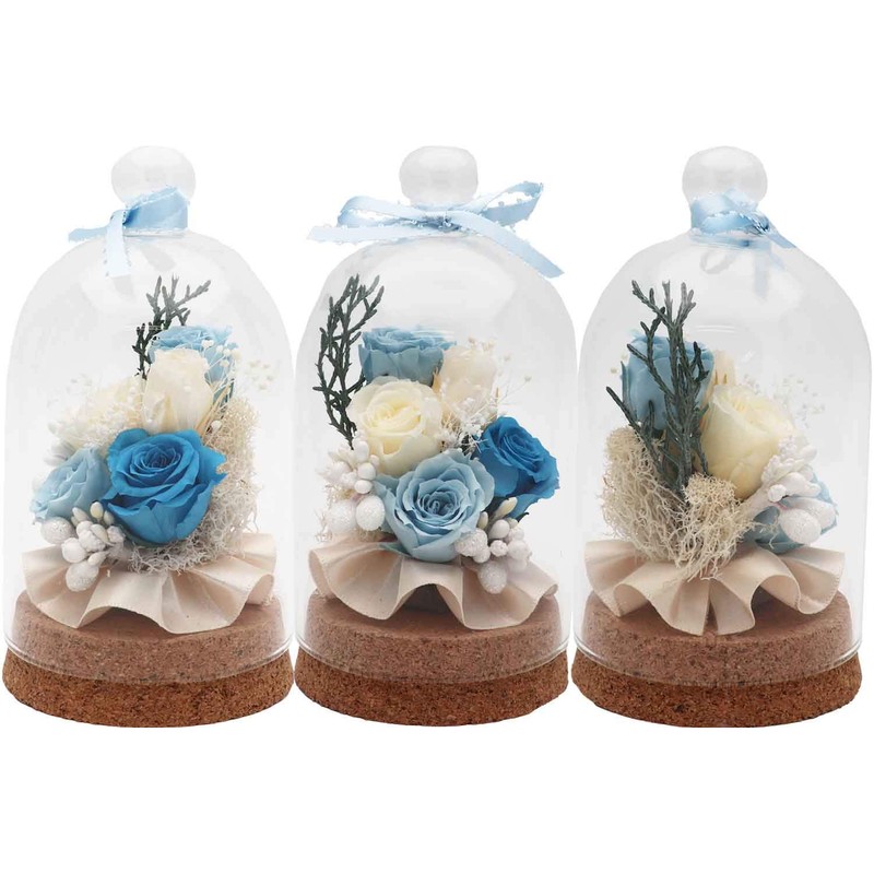 Hula Deco "Dream" Glass Dome 7.5 x 7.5 x 13.5
