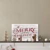 Renditions Gallery Merry Christmas Wall Art, Faux Wood Sign Design