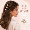 24 Pcs Small Pearl Hair Clips for Women Girls, Mini