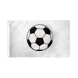 AZ FLAG SOCCER FLAG 3' x 5' - FOOTBALL FLAGS 90 x 150 cm - BANNER 3x5 ft