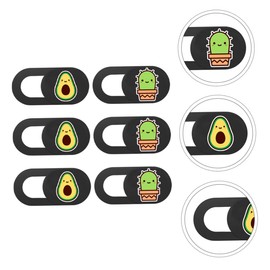 Operitacx 6PCS Cartoon Pattern Webcam Cover Slides Ultra Privacy Protection for Laptops Computers Smartphones Easy Installation Fun Design Safeguard Your Privacy Online