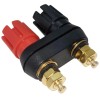Electronix Express Dual Binding Post with 4mm Banana Plug Jacks,