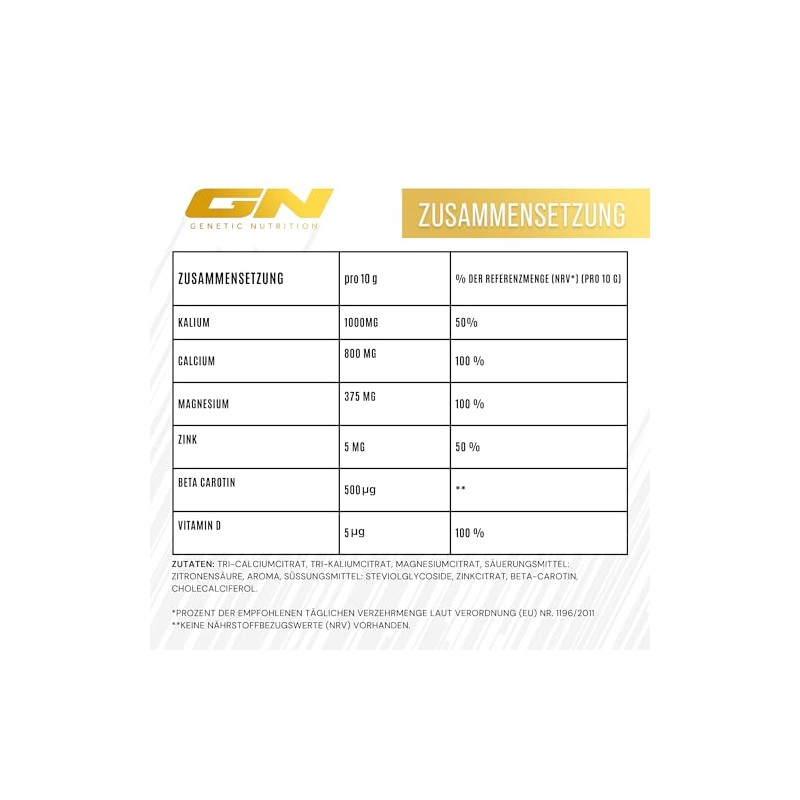 GN Laboratories Base Powder (250 g Powder) - Vegan Minerals