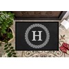 SpecialMe® Doormat Initial Letter Monogram Door Mat Family Married Couples