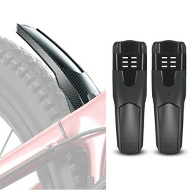 BEENOPT 2 PCs Universal Mountain Bike Fender, MTB Bicycle Fenders Rear + Front Mountain Bike Mud Guard Fender Set, 11.4" Length 3.5" Width