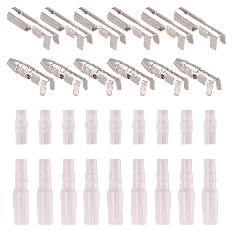 Kinstecks 150PCS 2.8mm 4.8mm 6.3mm Wire Spade Connector 3.9mm Bullet