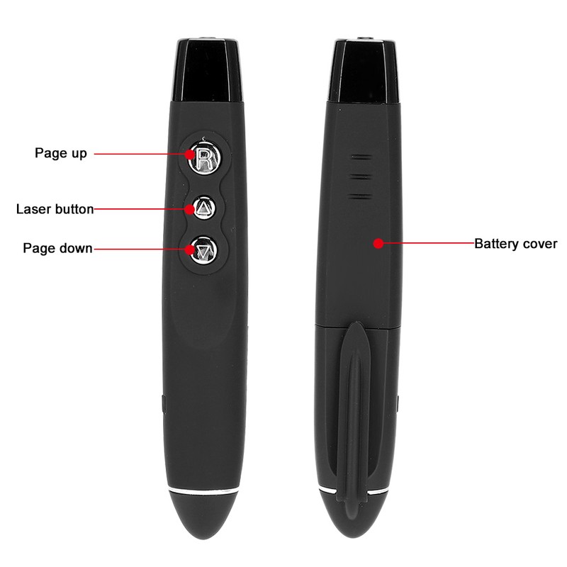 Flip Pen Laser Presenter Pointer Pen Remote Control for Windows98