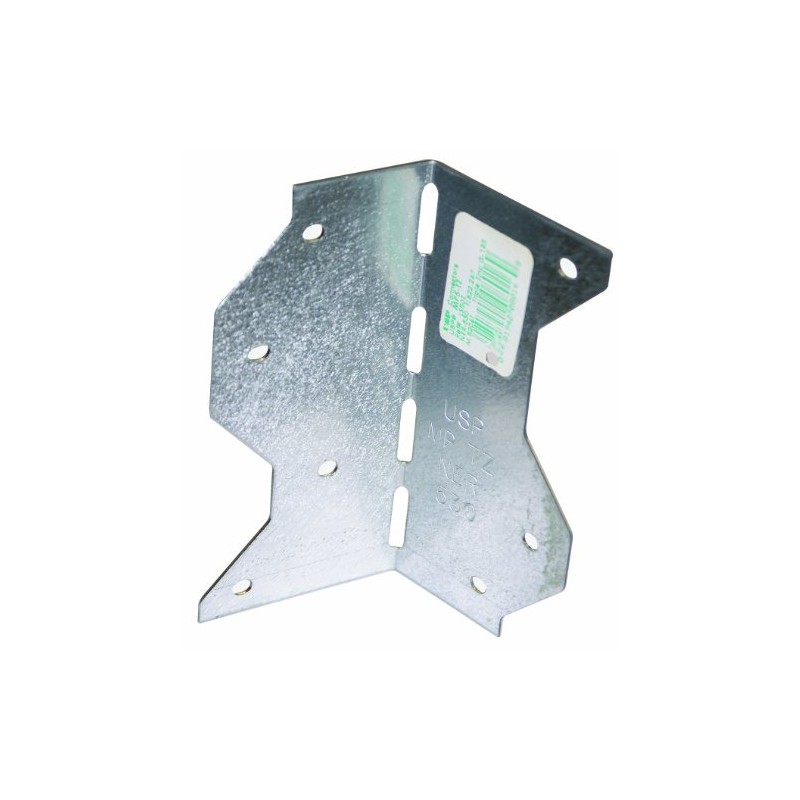 USP Structural Connectors MP5-TZ G185-Triple Zinc Galvanized Adjustable Framing Angle,