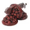 Furious Dragon Slayer Bookends Set for Practical Book Decoration, Resin