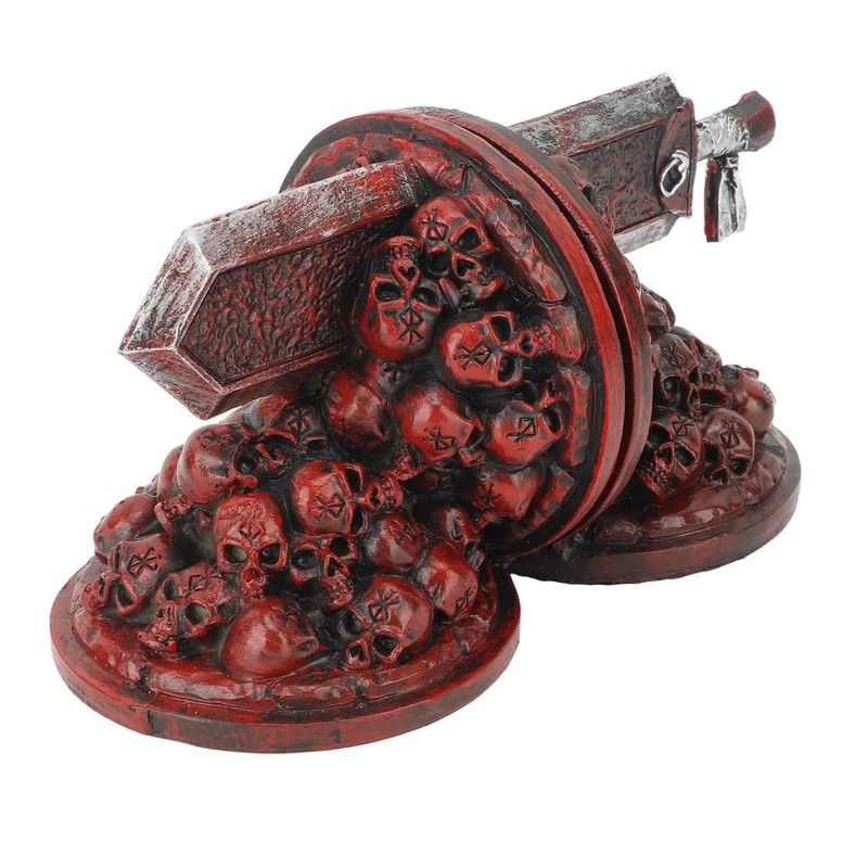 Furious Dragon Slayer Bookends Set for Practical Book Decoration, Resin