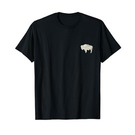 American Vintage Buffalo Men Women Silhouette Love Bison T-Shirt