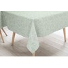 Karina Home Willow Leaves Wipe Clean Tablecloth Vinyl PVC (Green,