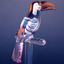 Prochaska Gallery Hand Blown Glass Toucan Figurine