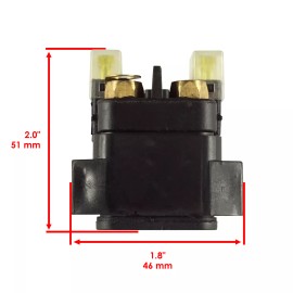 Caltric Starter Solenoid Relay for Yamaha Raptor 660 YFM660 2001 2002 2003 2004 2005 ATV
