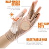 Women Sunblock-Fingerless Gloves UV-Sun-Protection Driving Non-Slip Gloves