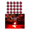 LOVLY 50pzs Plafones Led Cromado Para Camión Trailer Micro 24v