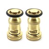 QWORK 1-1/2" NST/NH Brass Fire Hose Spray Nozzle, 2 Pack