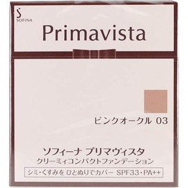 Kao SOFINA Primavista Creamy Compact Foundation #Pink Ochre 03 Refill