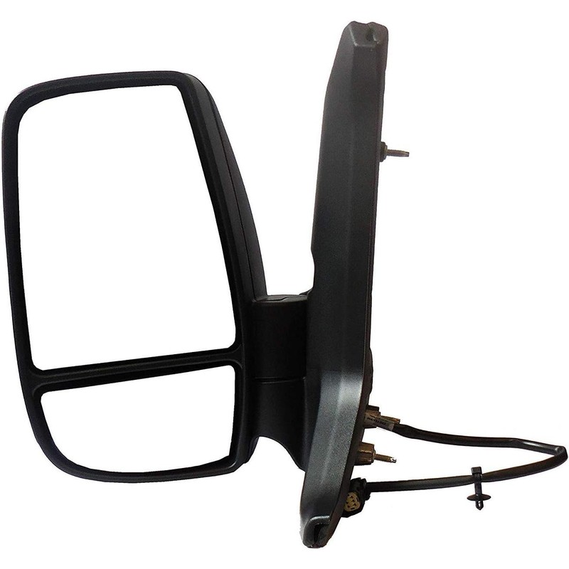 Driver Left Side Mirror Replacement Lower Glass with Plate fit