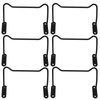 Pack of 6 Metal Red Wine Display Holder Wall Mounted