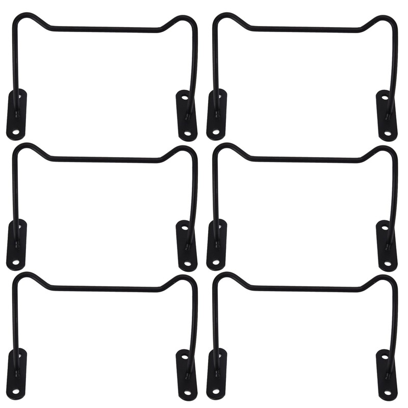 Pack of 6 Metal Red Wine Display Holder Wall Mounted