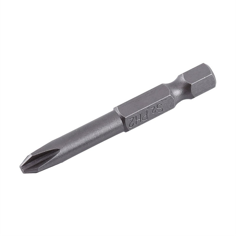 12 Pieces 50mm Phillips Screwdriver Bits 1/4 Inch Hexagonal Shank