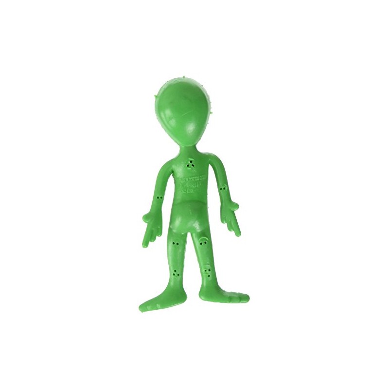 Rhode Island Novelty 097138619785, Bendable Alien Toys (1 Dozen), Multicolor,