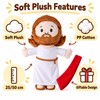 Cartoon Jesus Plush Doll Pillow – Soft Stuffed Character Toy