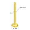 NewkeepsR 18G×10mm Gold Plated Threadless Flat Back Labret Stud Post