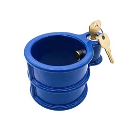 (Set/5) Heavy Duty King Pin Trailer Lock Fifth Wheel with Keys for Standard Fixed Kingpin