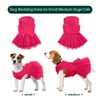 Kuoser Dog Dress Pet Wedding Dresses, Adorable Tutu Shirts for