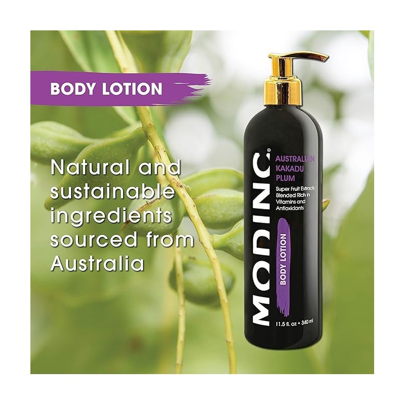 MODINC Australian Kakadu Plum Body Lotion, Super Fruit Extract Blend,