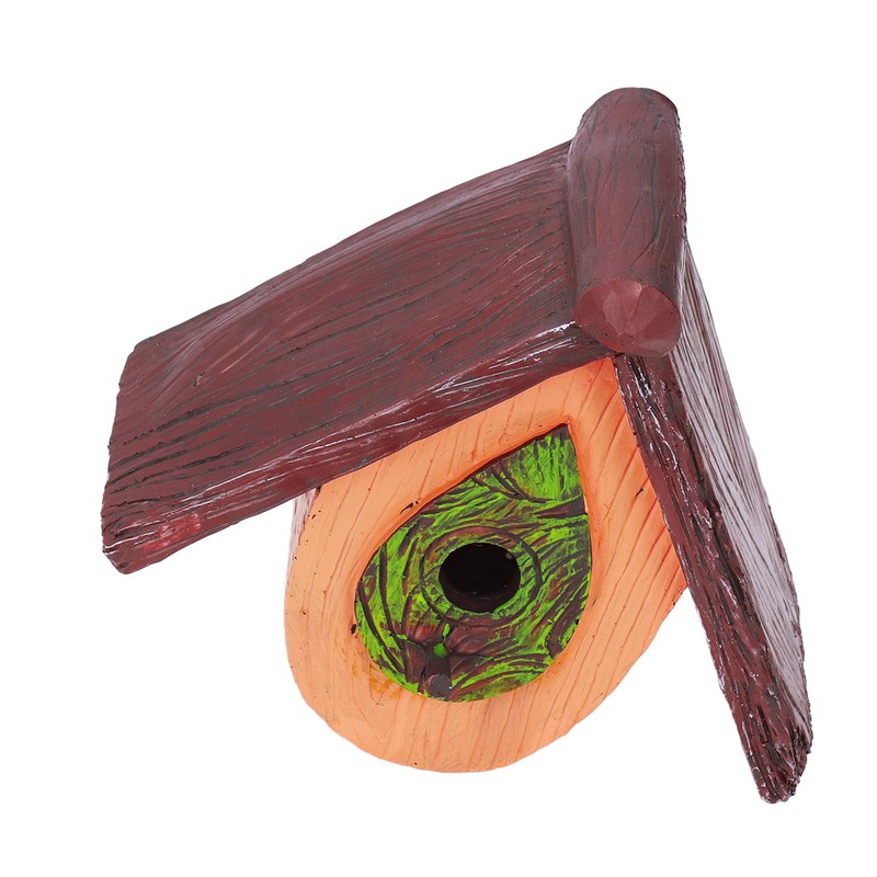 Bird House Garden Tree Decoration Hummingbird Synthetic Resin House Craft