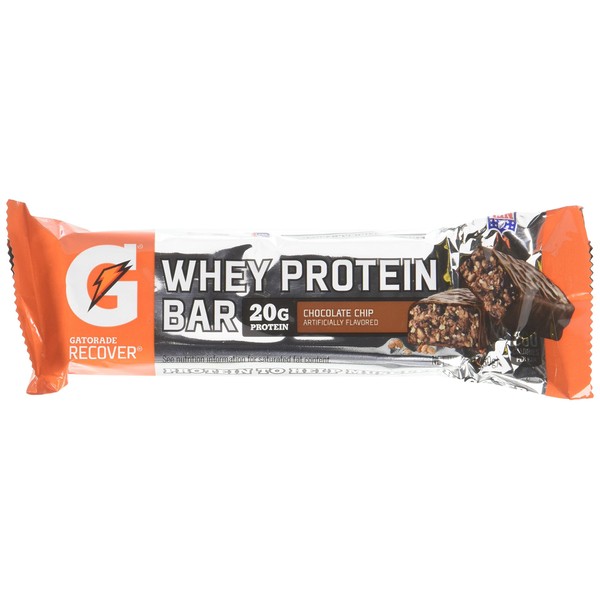 Gatorade Recover, Whey Protein Bar Chocolate Chip, Count 12 - Nutrition Bar With Protein / Grab Varieties & Flavors
