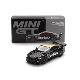 Sunrich MGT01130-L MINI GT 1/64 Shelby GT500 Dragon Snake Concept, Black/Gold (Left Handle) Finished Product
