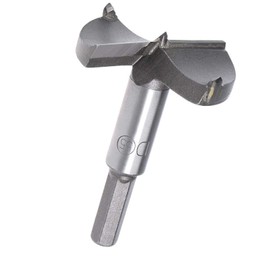 TA-VIGOR Forstner Drill Bit 55mm, Tungsten Carbide Wood Hole Saw Auger Opener for Woodworking Hinge Hole Drilling Boring Bit Cutter (Gray)