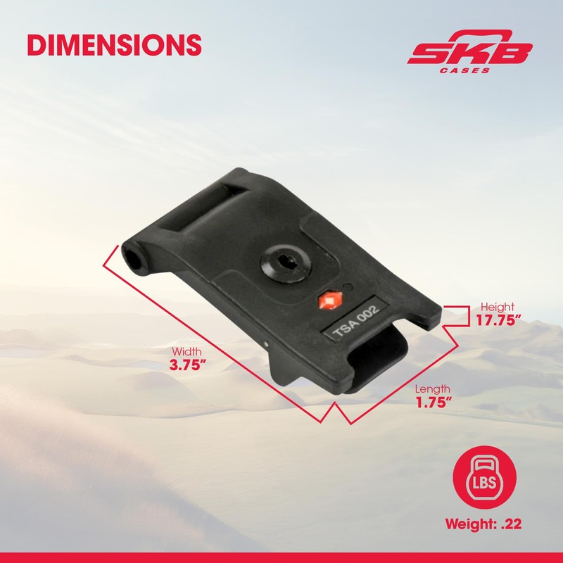 SKB TSA 2 Locking Latch Kit for iSeries Cases, Travel