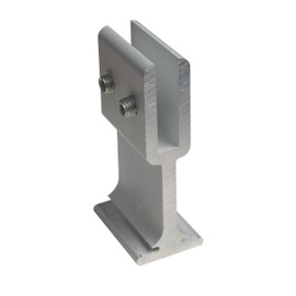 Regency Mounting Bracket for Benching Privacy Dividers, Silver