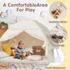 jiangcha Twin Bunk Bed Tent Canopy for Playhouse, Indoor Portable