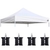 Eurmax New 10x10 Pop Up Canopy Replacement Canopy Top Cover,