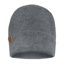 ActionHeat 5V Battery Heated Knit Hat - Rechargeable Cap For Winter – Adjustable Heat 4 Hours Of Warmth Grey