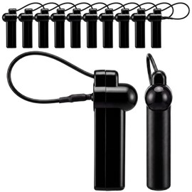 Jetec 500 Pcs RF 8.2Mhz AM Security Clothing Tags - Retail EAS Clothes Tag Label Reusable for Supermarket, Shopping Mall, Clothing Store(Black)