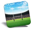 Destination Vinyl ltd Fridge Magnet - Rugby Pitch RFC Stadium