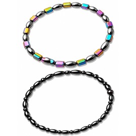 【Everyday Wear/Stylish Anklet】 CCopan Magnetic Anklet, Men's & Women's, Always-on, Popular, Power Stone, Natural Stone, Health, Accessory, Fashion, Gift, Magnet, One size, Magnet, No Gemstone