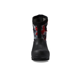 Bogs Neo-Classic Snow Boot, Black Multi, 3 US Unisex Big Kid