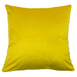 Riva Paoletti Munich Cushion Cover Corduroy-Soft Ribbed Effect-87 13% Polyamide-Dry Clean only-45 x 45cm inches), Polyester, Ceylon Yellow, 45cm x 45cm (18" x 18")